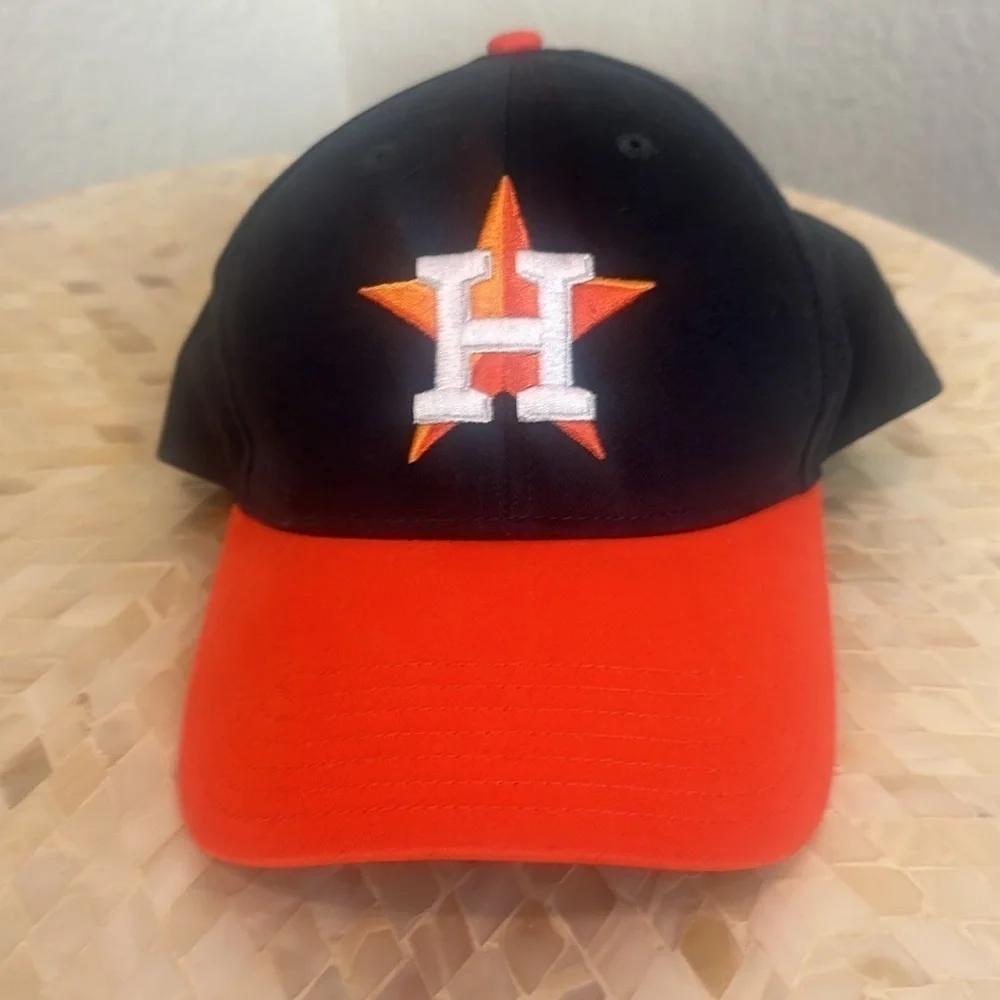 Bundle of 2 Houston Astros youth baseball caps